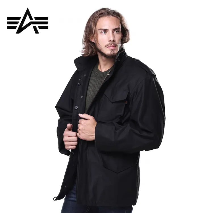 美国Alpha阿尔法工业M65风衣 户外作训宽松中长款休闲风衣