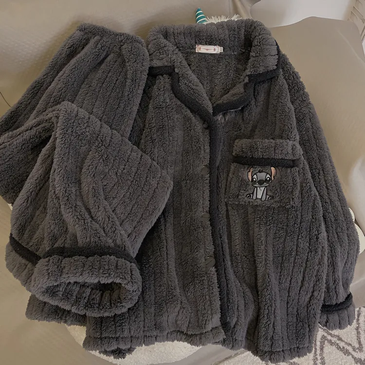 珊瑚绒睡衣女秋冬季爆款2025新款情侣加绒加厚长袖男士家居服套装