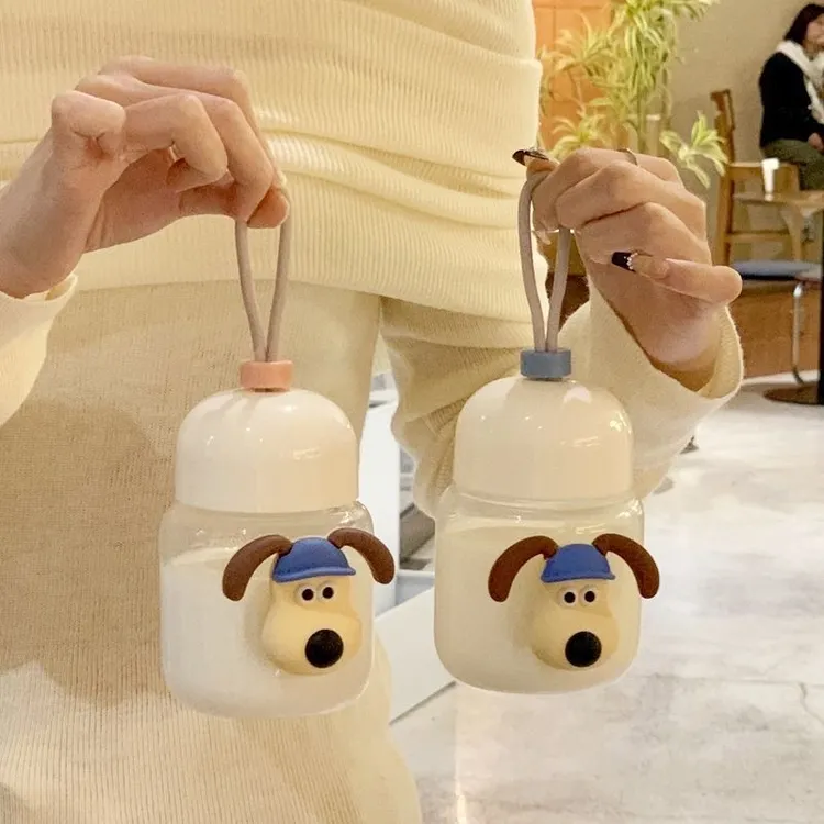 牛奶胖胖杯ins迷你可爱玻璃杯便携水杯小巧女生奶茶杯子牛奶杯   