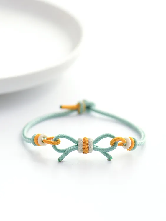 秋蝶手绳手链材料包diy成品手编绳编织手链饰品