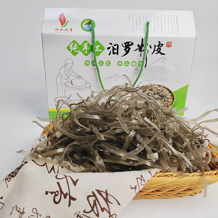 湖南纯正手工红薯粉条汨罗土皮粉丝优质农家手工自制特产无添加