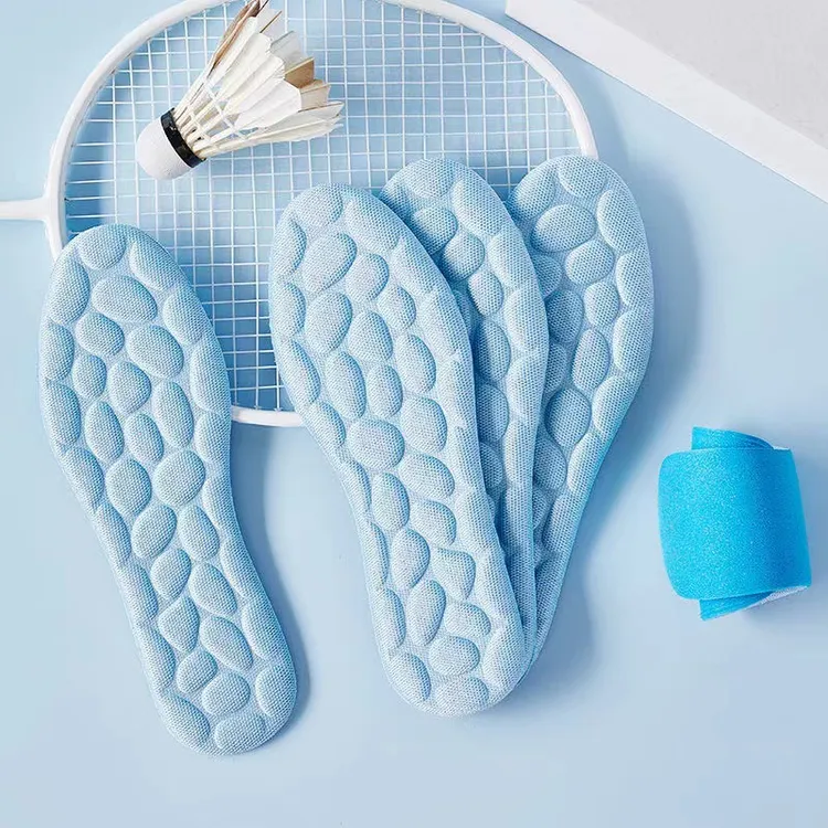 久站不累夏季运动鞋垫男女吸汗透气除臭减震软底按摩鞋垫4546码