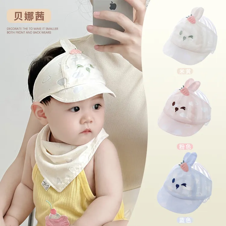 Beinaqian/贝娜茜婴儿帽子夏季薄款护囟门宝宝胎帽新生儿小月龄帽