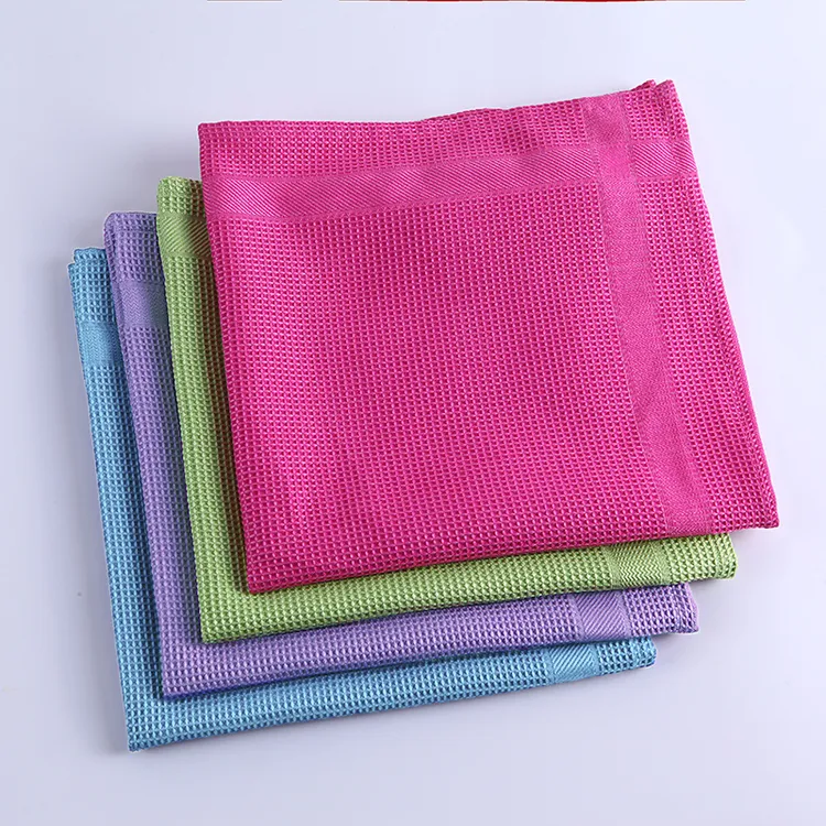 抹布无痕布擦玻璃擦镜面擦不锈钢器皿擦卫浴吸水不掉毛不留痕家务