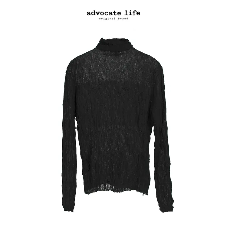 生活主张Advocatelife新款洋气时尚网纱百搭上衣打底衫HQ311402