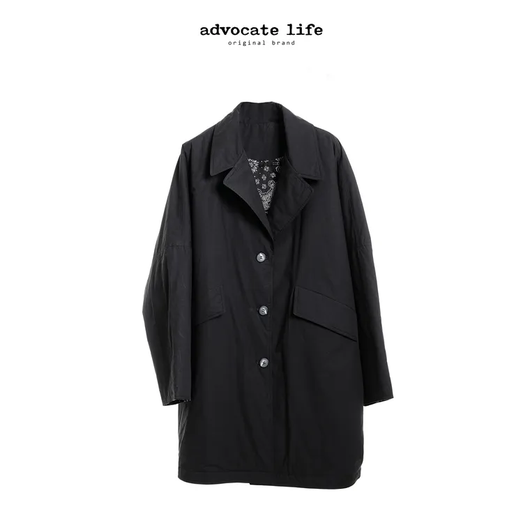 生活主张advocatelife新品韩版西装外套女中长款百搭休闲JQ381067