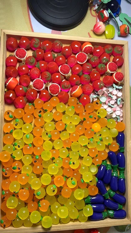 仿真立体树脂小水果diy摆件挂件萌粒盲袋