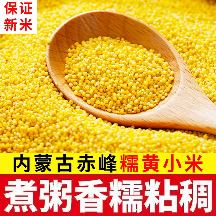 【24年新米上市】赤峰糯黄小米农家新米金苗优质米熬粥米油多杂粮