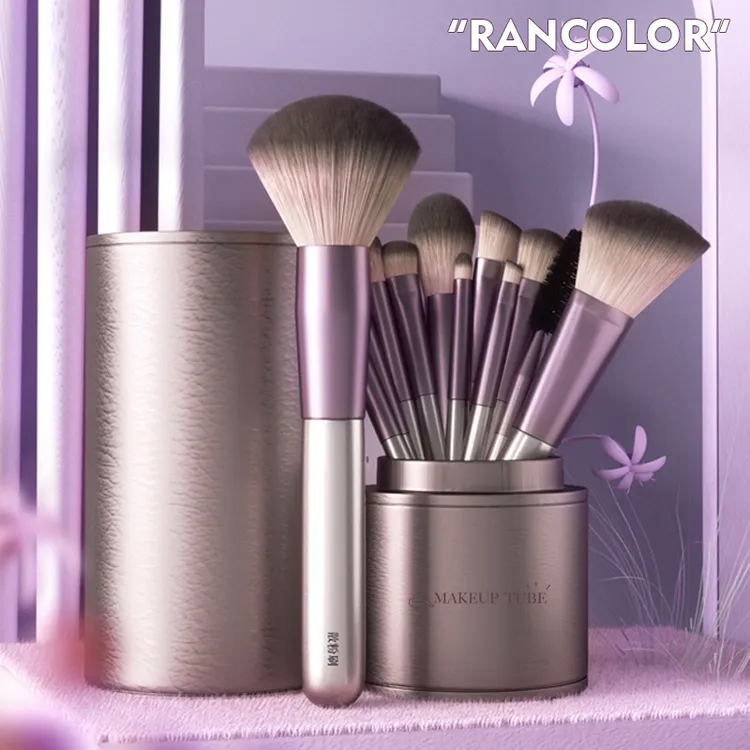 12支化妆刷套装柔软刷毛便携散粉眼影腮红粉底刷子初学者专业化妆