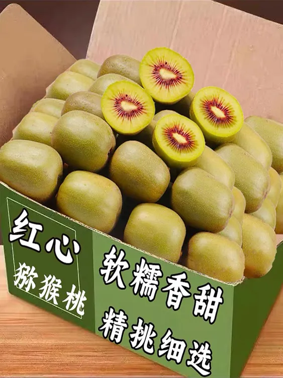 正宗贵州红心猕猴桃精品香甜中果大果新鲜香甜坏果包赔包邮
