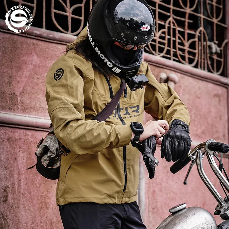 星空骑士四季摩托车骑行服男机车服防水赛车服女防摔防风保暖内胆