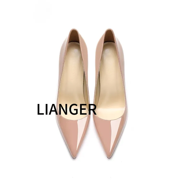 黑色cl红底高跟女单鞋2023新款秋职业气质尖头高跟鞋浅口性感细跟