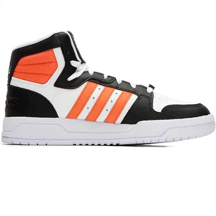 正品Adidas/阿迪达斯NE男子经典百搭耐磨高帮时尚休闲板鞋 H01542