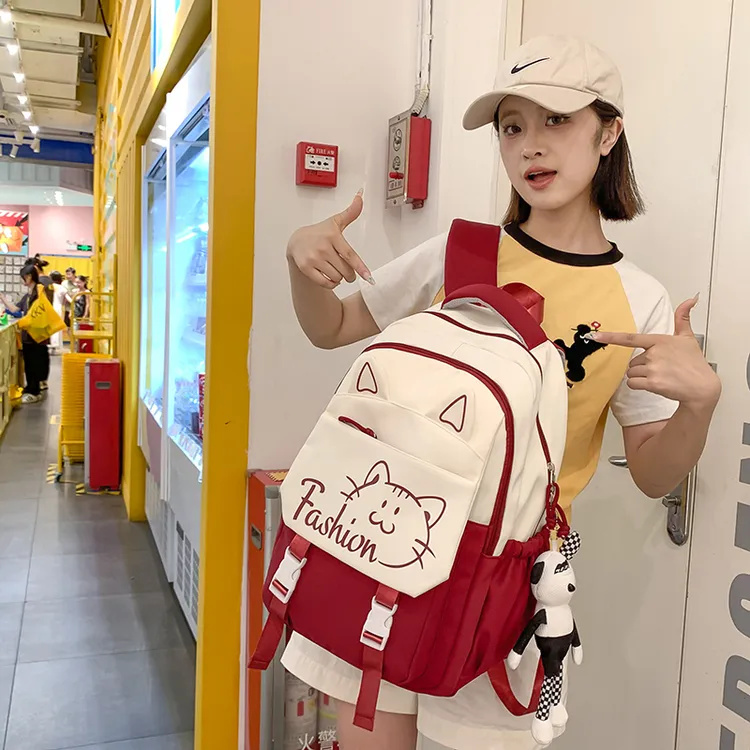 包包女款新款2024爆款书包高级感潮款一年四季通用包包双肩包旅行