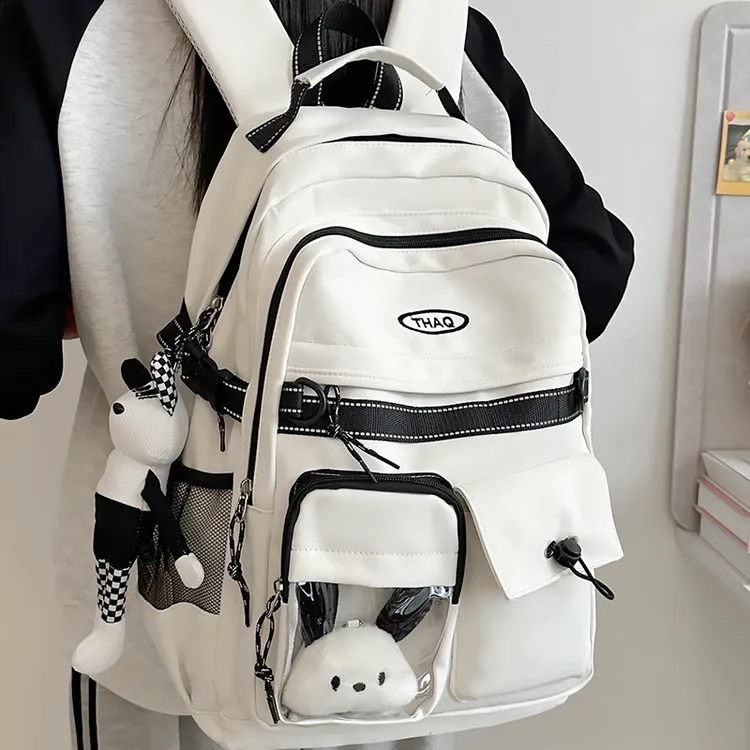 痛包透明书包女生爬山背包书包轻便旅行包双肩包新款背包双肩包女