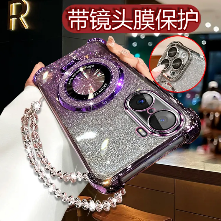 适用荣耀60 LSA-AN00手机壳女潮网红高级HONOR60软壳创意四角防摔