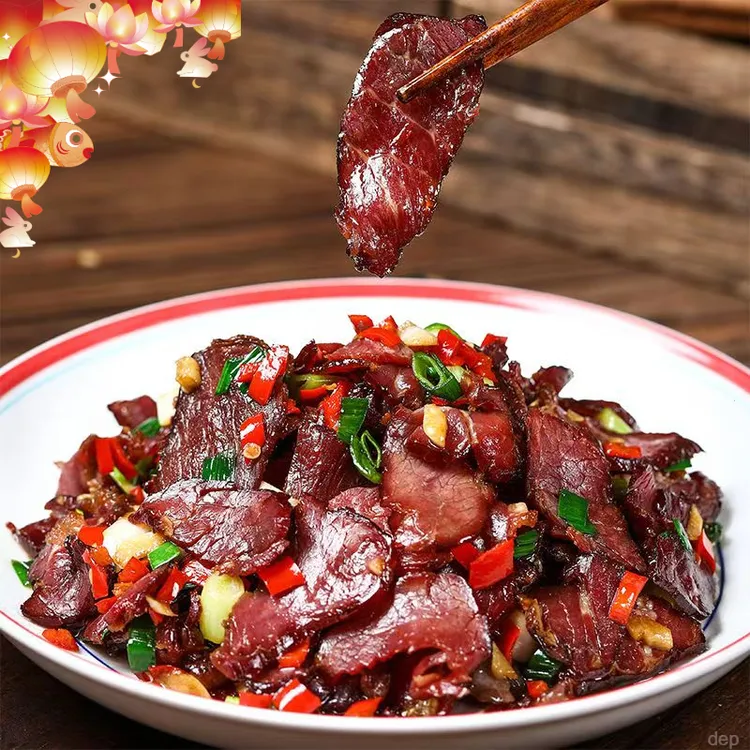 烟熏腊牛肉125g湖南切片烟熏品质牛肉下酒菜湘西腊味腊肉特产商用