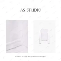 【AS百搭王】铭顺24新圆领简约修身打底衫AS24QSY56