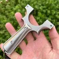 正品钛合金狂飙玩具户外免绑龙齿扁皮筋不用扳手竞技户外玩具弹弓