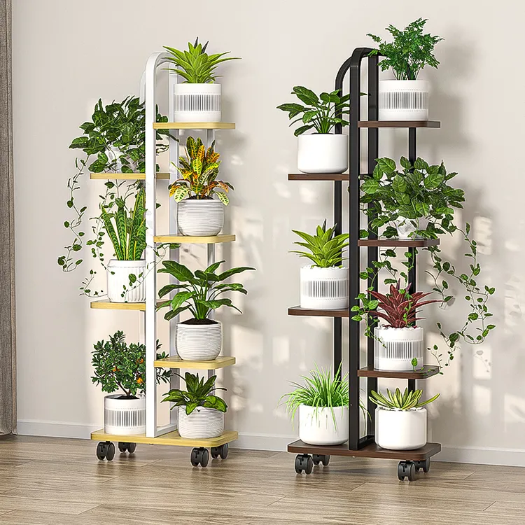 客厅落地式花架子阳台多层花盆置物架室内室外摆放绿萝多肉植物架