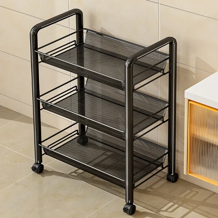 卫生间置物架浴室架子厕所多层收纳架洗澡间各种神器洗手间小推车