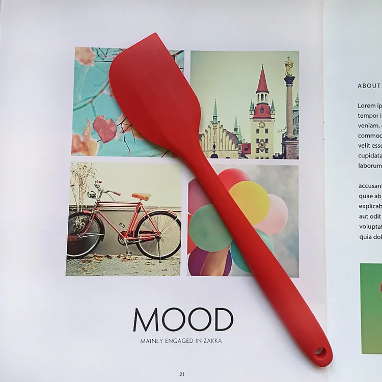 雅利馨 硅胶大号刮刀加厚小铲子烘焙刮铲翻面烙饼搅拌