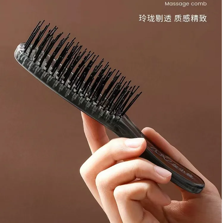 新款分层魔力梳干湿两用头发按摩顺发防静电蓬松顺发梳健康女士