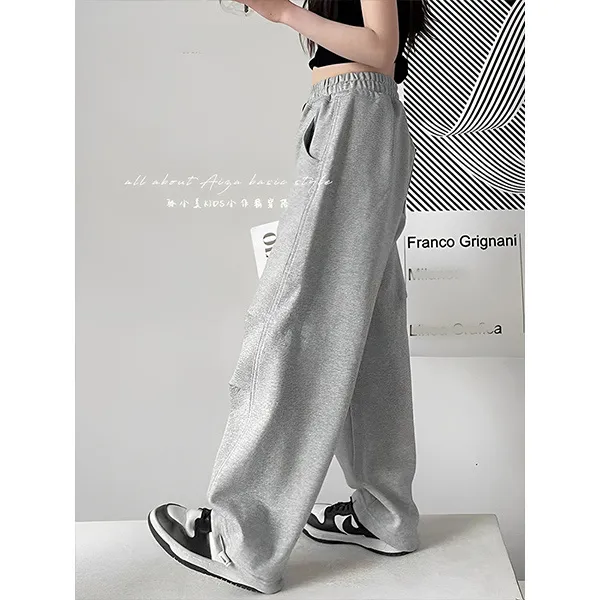 K24103女童裤子夏季薄款儿童休闲裤2025新款韩国童装女大童宽松