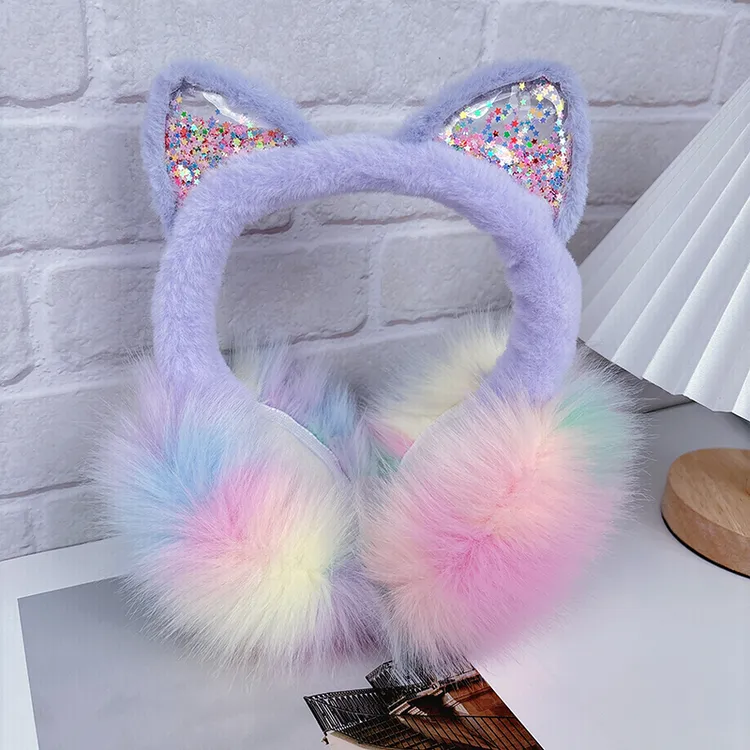 耳罩女款冬天高颜值毛绒加厚亲子护耳包套女孩儿童保暖防寒耳捂子