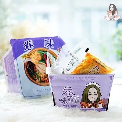 冲泡水煮型卷味螺蛳粉速食柳州特产网红酸辣方便面螺丝粉笋0g