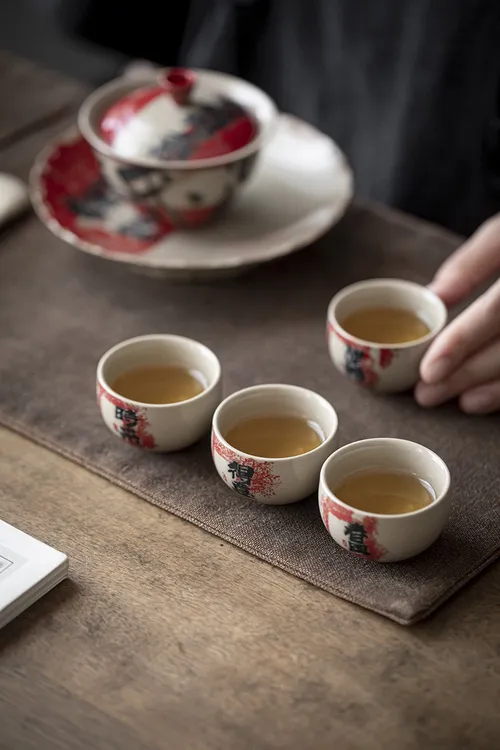 文人器伴手礼小套装 功夫茶具手作春风得意时来运转套组礼盒 