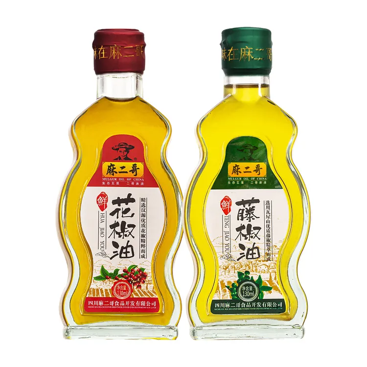 麻二哥鲜花椒藤椒油130ml/瓶四川特产花椒米线麻辣烫麻油家用调味