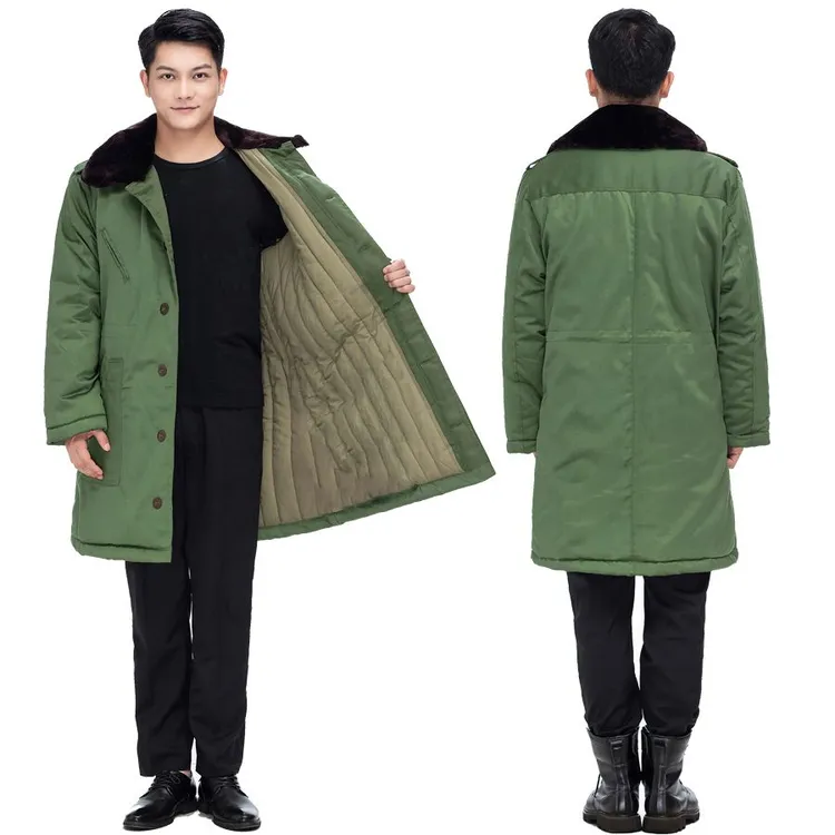 短款冬季加厚老式大军衣棉大衣冷库防寒服保暖棉大衣中长棉袄防冻