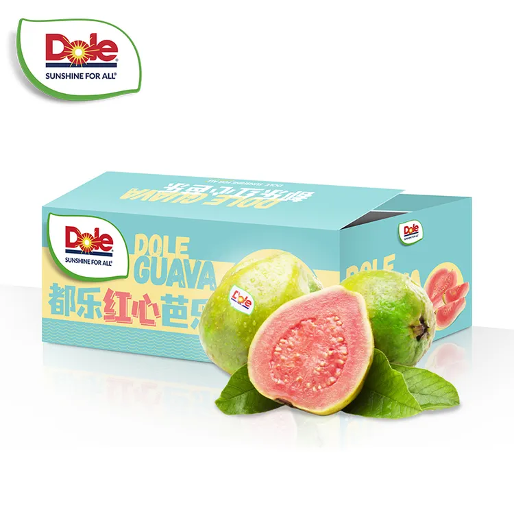【都乐Dole】白心/红心芭乐3斤彩箱装 约5-12只  清甜绵软芭乐 顺丰