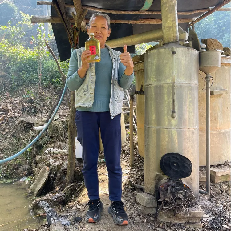 樟木油广西长寿乡土法蒸馏天然香樟木油樟脑樟树油正宗农家品质