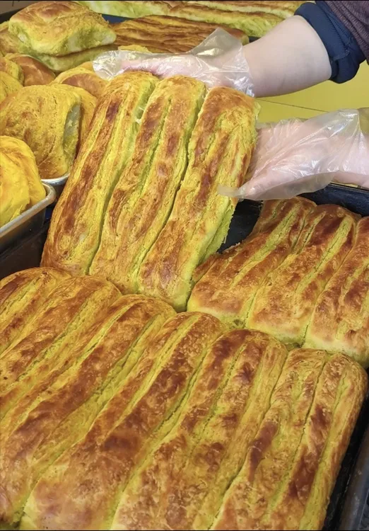 （闵马家牛舌饼）玫瑰甜味，香豆咸味，豆沙味甜网红宵夜速食