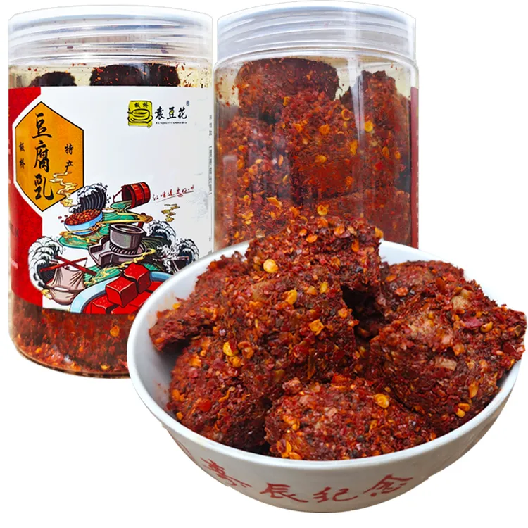 贵州遵义香辣霉豆腐乳酶豆腐香辣麻辣豆腐乳香豆腐喝粥下饭菜250g