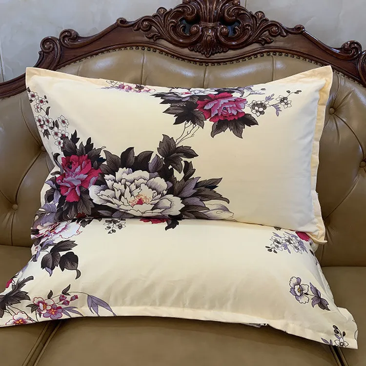 枕套加厚枕套磨毛枕套国民100全棉枕头套大号家用成人家纺枕头套