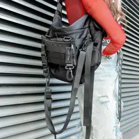 多功能工装布单肩包潮流