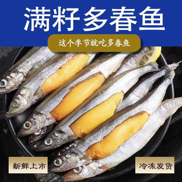 【顺丰快递】新鲜海捕满籽多春鱼 天然籽 十成肥多春鱼 2斤/5斤