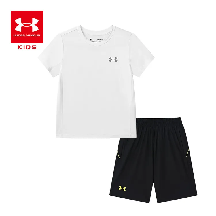 Under Armour/安德玛儿童品质男童速干运动套装速干衣儿童短袖T恤