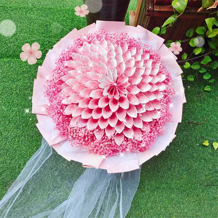 七夕情人节有钱花diy材料包全套送女友男友老婆老公闺蜜生日礼物