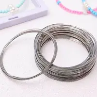 diy 串珠记忆钢圈【视频同款】连在一起的，需要用老虎钳剪断，