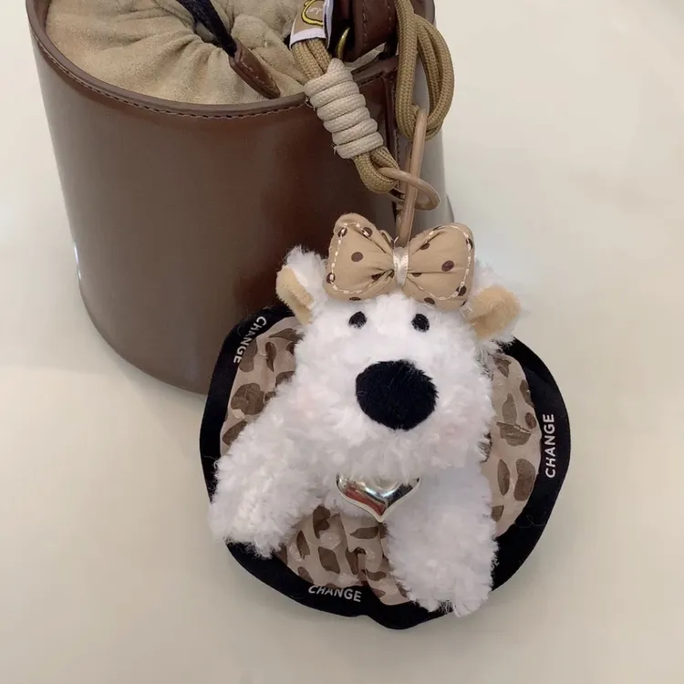 【汉堡家DIY】西高地狗狗挂件 包挂车挂 摆件