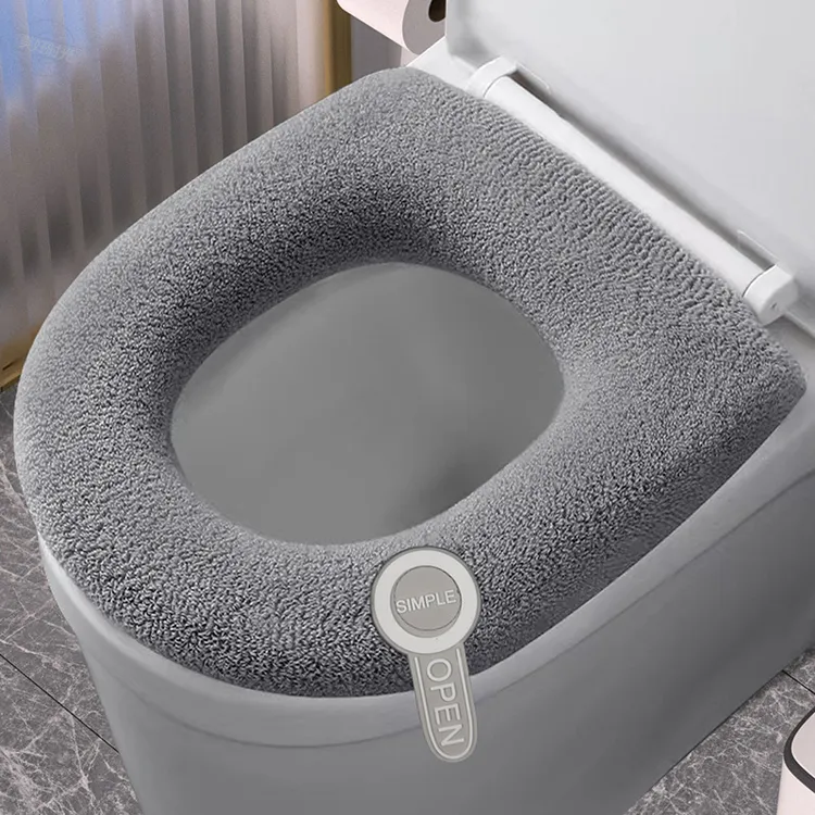 通用型马桶加厚提手马桶垫保暖马桶垫方形马桶坐垫马桶圈家用套垫