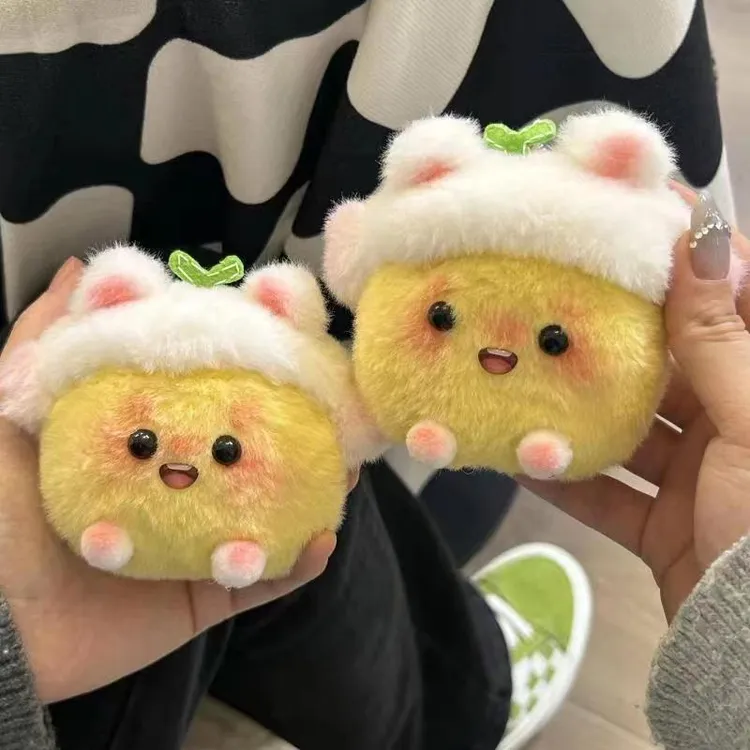 可录音吱吱叫玩偶南方小土豆手工diy材料包玩偶挂件礼物送女生