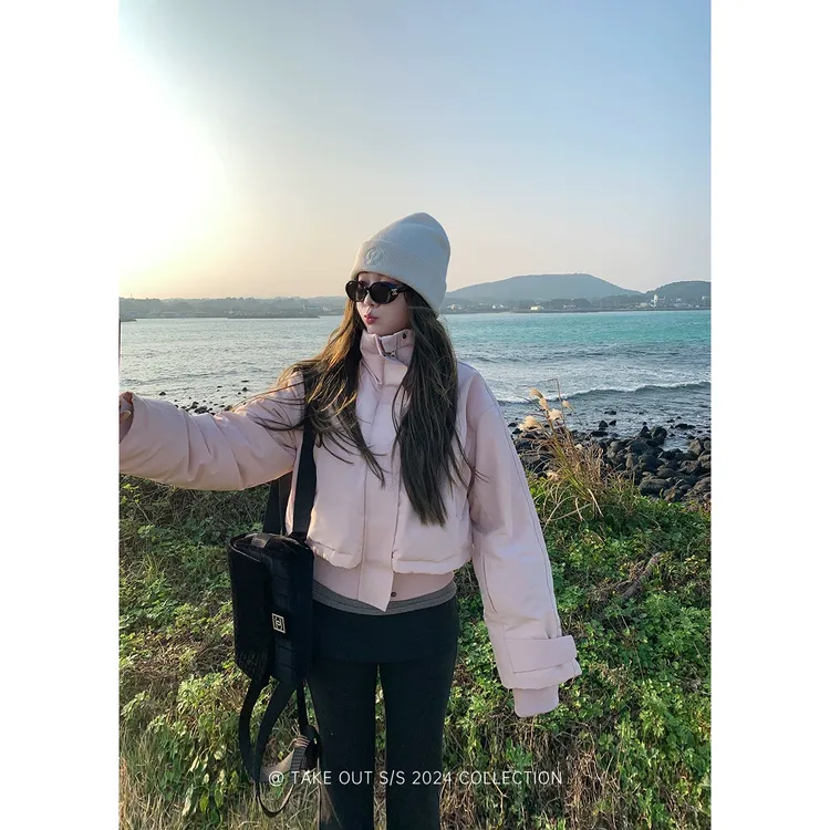 外卖到了【北欧雪堡】短款保暖百搭宽松小个子秋冬羽绒服WM4IYW10