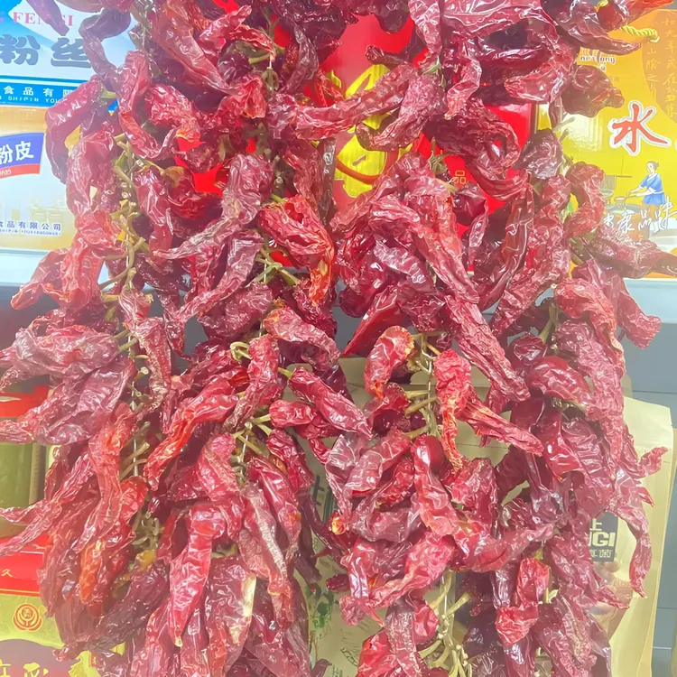 东北干辣椒串  农家自然晾晒 -一串500克（现在实际重量600多克）