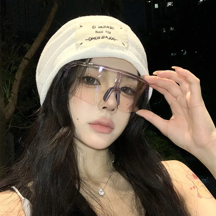 日夜两用骑行户外运动镜显脸小个性大框登山防风沙防紫外线太阳镜