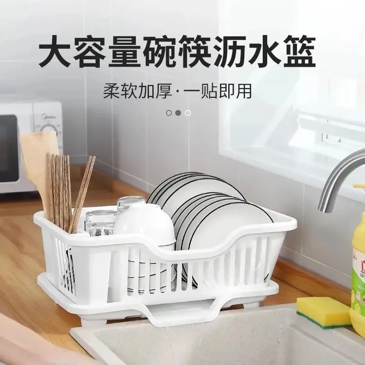 碗筷沥水架加厚收纳盒碗柜碗碟置物架子碗碟沥水架厨房置物架